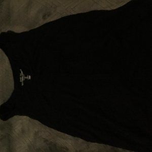 GAP Black Easy Tee Flowy Tank Top SIZE: S